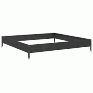 Helloshop26 - Jardinière bac lit surélevé plantes fleurs terrasse jardin de jardin 100 x 100 x 18,5 cm acier noir 02_0039257 - 3000218631840 Helloshop26 - Jardinière bac lit surélevé plantes fleurs terrasse jardin de jardin 100 x 100 x 18,5 cm acier noir 02_0039257 - 3000218631840