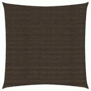 Helloshop26 - Voile toile d'ombrage parasol 160 g/m² PEHD 3,6 x 3,6 m marron 02_0009149 - marron 3000489482721