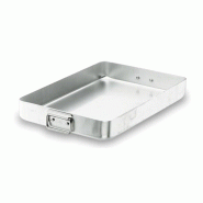 Lacor rôtissoire CHEF-ALUMINIUM 45x32 poignées rabattables pour la restauration professionnelle 20545A - aluminium 20545A Lacor rôtissoire CHEF-ALUMINIUM 45x32 poignées rabattables pour la restauration professionnelle 20545A - aluminium 20545A