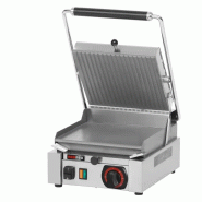 RM GASTRO Gril de contact électrique lisse, plaque supérieure nervurée 26x24 230 V REDFOX - PS 2010 L - REDFOX - 0615402579360
