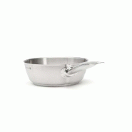 Sauteuse bombée acier inoxydable tous feux et induction Ø 24 cm De Buyer