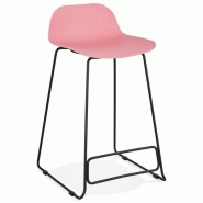 TABOURET DE BAR BLITZ 85CM ROSE & NOIR - PARIS PRIX TABOURET DE BAR BLITZ 85CM ROSE & NOIR - PARIS PRIX