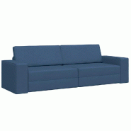 VidaXL Canapé-Lit 200cm Bleu marine tissu Modèle Terveline - 4106722