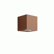 Zafferano Applique Asymétrique À 2 Lumières Pour Extérieur Forward, Structure En Aluminium Finition Corten, Led 3000K, 10.5W, Protection Ip54, 12X