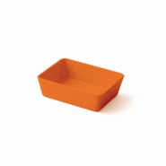 Barquette Orange en mélamine PLASTOREX 15 CL - Lot de 4 - 3701666007323 Barquette Orange en mélamine PLASTOREX 15 CL - Lot de 4 - 3701666007323