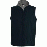 Bodywarmer doublé polaire Kariban noir/gris - Taille XL - Extérieur 100% polyamide, intérieur 100% polyester Bodywarmer doublé polaire Kariban noir/gris - Taille XL - Extérieur 100% polyamide, intérieur 100% polyester