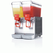 Distributeur de boissons froides professionnel deluxe 2 cuves 12 li... - PDELUXE12/2