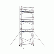 Echafaudage roulant al300 standard- altitude alu - long. 3m00  - base std - gc lisses - DUARIB ld | 613912_0