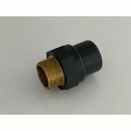 Embout PVC avec filetage laiton - Référence 01KIFLV020016B - 020x016x3/8'' Embout PVC avec filetage laiton - Référence 01KIFLV020016B - 020x016x3/8''