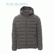 Doudoune / blouson de travail homme imperméable et anti-froid - nylon matelassé polyester, 4 poches, capuche - FREETIME PAYPER_0