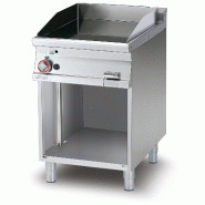 Fry-Top à gaz sur MEUBLE lisse en ACIER - Série 700 - L600 | Lotus - FTL-76G
