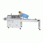 FW500E – Conditionneuse flow pack avec soudure rotative et bobine film haute – secteur entry-level – jusqu’à 200 produits/minute