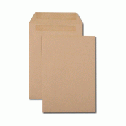 GPV Boîte de 500 pochettes Everyday kraft brun 176x250/B5, 90 g/m², autocollantes - 3250650013937
