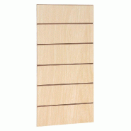 Panneau rainuré R20 L59,5xP120cm épaisseur 18mm - naturel