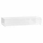 Plateau de rangement rectangulaire Beauty 25cm - Transparent et résistant - Paris Prix Plateau de rangement rectangulaire Beauty 25cm - Transparent et résistant - Paris Prix