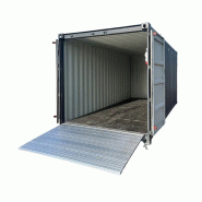 Rampe d'accès pour conteneur - robustesse et sécurité pour chargement et déchargement_0