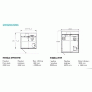 Sanitaires publics extérieurs pmr bloc salle d'eau individuel / 2 x 2.43 x 2.2 m_1