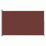 VidaXL Auvent latéral rétractable de patio 180x300 cm Marron Modèle Atlas Nova - marron 313402