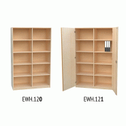 Étagère/Armoire Polyvalente  - usage scolaire et pédagogique, robuste et verrouillable - EWH.120 / EWH.121