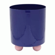 Cache-pot en métal Double Funky Large bleu, rose Pt' - 8714302777769 Cache-pot en métal Double Funky Large bleu, rose Pt' - 8714302777769