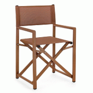 Chaise metteur en scène Taylor Pecan 56 x 48 x 45 cm - par 2