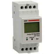 Compteur d'énergie monophasé 230v ac energy-230 d22 pulse ve055000