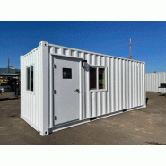Conteneur Maritime 20 Pieds - Bureau Neuf : une unité Modulaire Portable Professionnelle