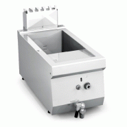 Cuistance Friteuse à gaz professionnelle 8 L – cuve inox, compatible gaz naturel ou GPL - inox 18FP600G
