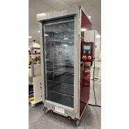 Four de séchage OMAC E80 PLC - vertical avec écran tactile pour maroquinerie et objets en cuir