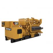 G3512e groupes électrogènes industriel à gaz - caterpillar -puissance continue maximale 700 kw à 1 200 kw