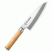 Hezhen Série SO - Couteau Deba 18 cm - multicolore SO-180