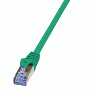 LogiLink Professional Câble patch, Cat. 6A, S/FTP, 5,0 m, vert, 5 m - vert 4052792020502