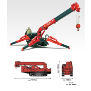 Mini grue araignée en location avec une portée maximale de 14,45 m - UNIC URW 376 Mini grue araignée en location avec une portée maximale de 14,45 m - UNIC URW 376