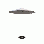 Parasol pour terrasse Pro Moorea rond Ø200 cm armature + toile + housse - blanc