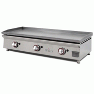 Plancha à Gaz lisse en ACIER Laminé - L1000 | Arilex - 100PGLN
