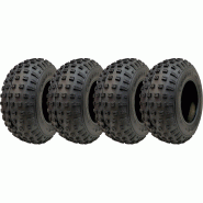Pneus tout-terrain à crampons 145/70-6 pour quad, remorque pour enfants, 50 cm³ - 110 cm³, 75 kg (jeu de 4)