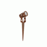 Projecteur Led Rond Miniature Zas 3W Pour Extérieur, Couleur Corten, 2200K - Beneito & Faure, Pour Un Éclairage Architectural De Haute Qualité - no