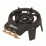 RIBILAND Réchaud à Gaz 2 Feux Quadripatte En Fonte 8kw prf390 - noir 3700194415167