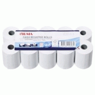 SIGMA Rouleaux de caisse thermique CR11, 57 mm x 25 m, 10 unités - blanc papier 14967 SIGMA Rouleaux de caisse thermique CR11, 57 mm x 25 m, 10 unités - blanc papier 14967