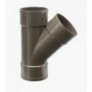 Te 45° HTA femelle à coller - Référence 05HYT040 - Diamètres 040, 050, 063 mm