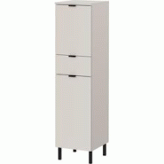 Vivabita Colonne de salle de bain moderne H 120 cm gris cachemire Ariana - 3665367398657 Vivabita Colonne de salle de bain moderne H 120 cm gris cachemire Ariana - 3665367398657
