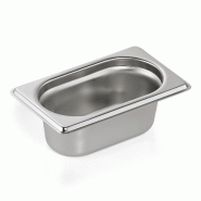 Bac inox GN 1/9 H 65 mm 0,6 ltr GN ESSENTIALS lot de 6 - Was Germany - 4044925166362