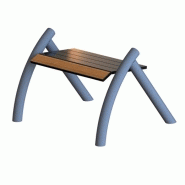 Banc public en bois buton industries bai 171 el Banc public en bois buton industries bai 171 el