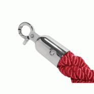 Cordon d accueil torsadé rouge | Bolero - GF947