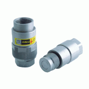 Coupleur Femelle - FG acier - 20 , 3/4” , 3-4female-bsp , 129.5 , 64 , 46 , 60