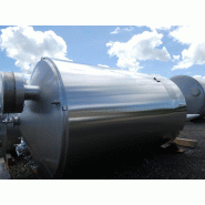 Cuve ETA 18000 L - Inox 304L - N° CUV416 - 3 pieds inox démontables