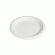 ECOLOMIQUE - 6 Pcs - Assiette pulpe ronde blanche - Diam: 16 cm, Hauteur: 1 cm - ECO8NPAPU16 - blanc Bagasse ECO8NPAPU16 ECOLOMIQUE - 6 Pcs - Assiette pulpe ronde blanche - Diam: 16 cm, Hauteur: 1 cm - ECO8NPAPU16 - blanc Bagasse ECO8NPAPU16