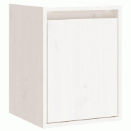 Helloshop26 - Armoire murale pratique design moderne bibliothèque 30 x 30 x 40 cm en bois de pin massif blanc 02_0048081 - blanc Bois massif 30002350