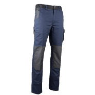 Pantalon de travail hercule multipoches bleu foncé/gris foncé t38 - LMA LEBEURRE - 1822-t38 - 850220_0