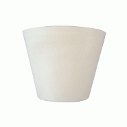 Pavillon conique tibelec, plastique, blanc